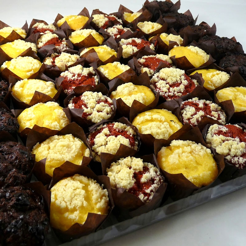 MINI MUFFIN TRICOLORE (bestelartikel)