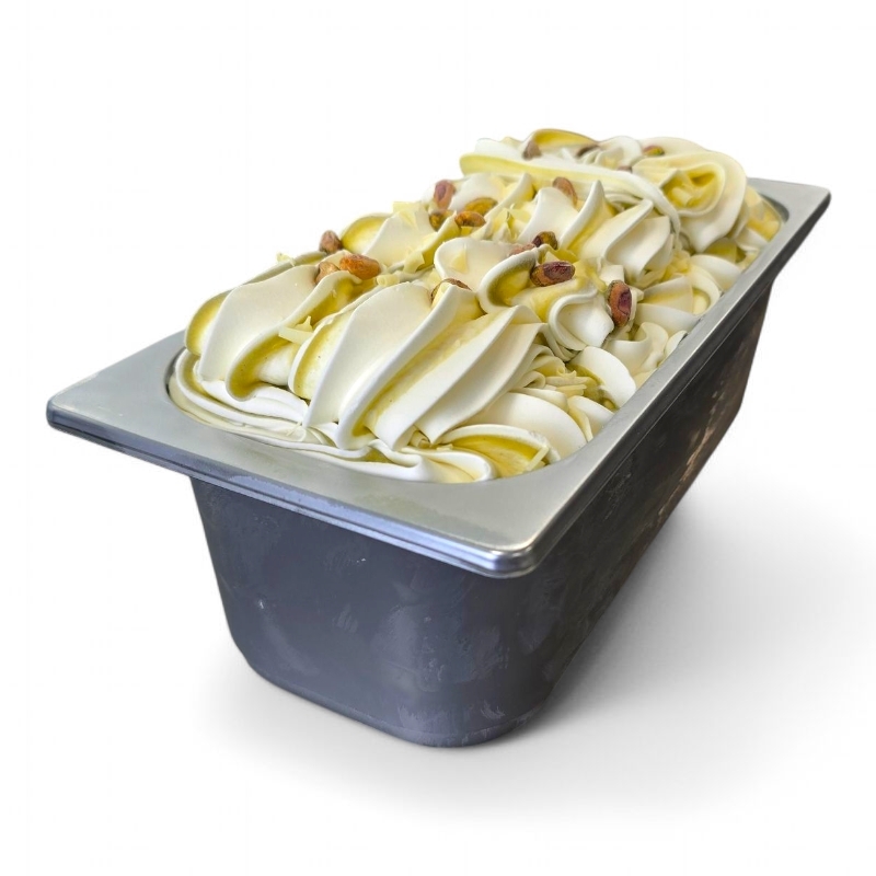 WITTE CHOCOLADE - PISTACHE ROOMIJS